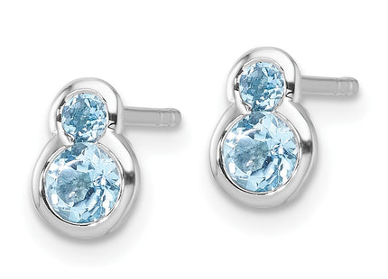 Sterling Silver Earrings Style QE17774BT - Classique Jewelry Inc.