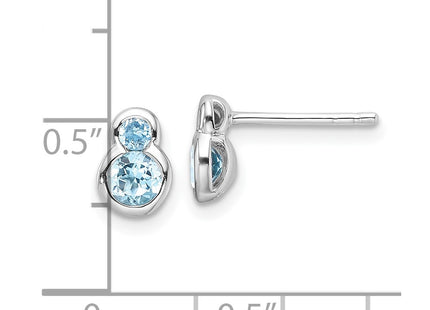 Sterling Silver Earrings Style QE17774BT - Classique Jewelry Inc.