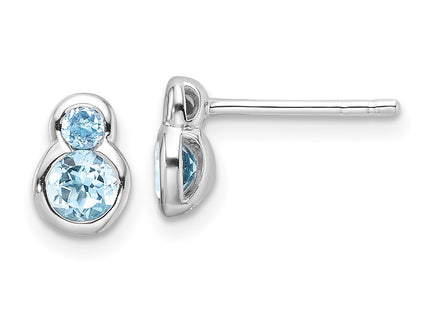 Sterling Silver Earrings Style QE17774BT - Classique Jewelry Inc.