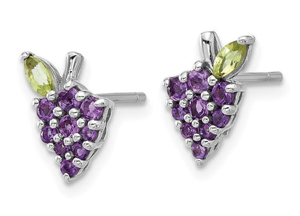 Sterling Silver Earrings Style QE17776AM - Classique Jewelry Inc.