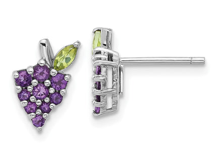 Sterling Silver Earrings Style QE17776AM - Classique Jewelry Inc.