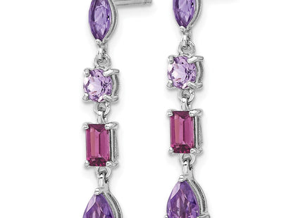 Sterling Silver Earrings Style QE17777AM - Classique Jewelry Inc.