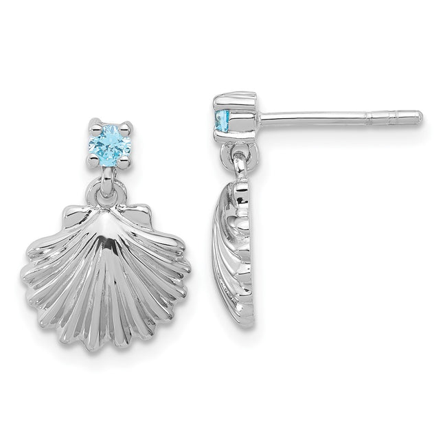 Sterling Silver Earrings Style QE17792 - Classique Jewelry Inc.