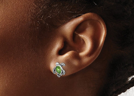 Sterling Silver Earrings Style QE17796AUG - Classique Jewelry Inc.