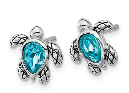 Sterling Silver Earrings Style QE17796DEC - Classique Jewelry Inc.