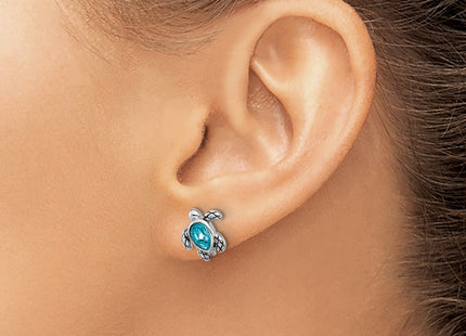 Sterling Silver Earrings Style QE17796DEC - Classique Jewelry Inc.