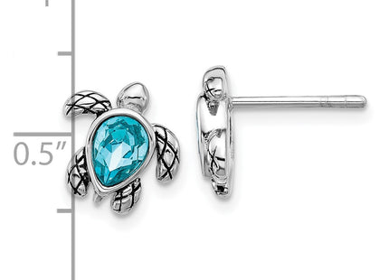 Sterling Silver Earrings Style QE17796DEC - Classique Jewelry Inc.