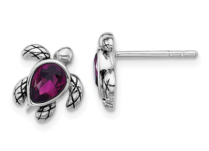 Sterling Silver Earrings Style QE17796FEB - Classique Jewelry Inc.