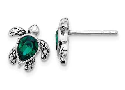 Sterling Silver Earrings Style QE17796MAY - Classique Jewelry Inc.