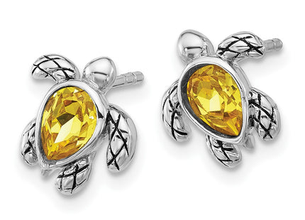 Sterling Silver Earrings Style QE17796NOV - Classique Jewelry Inc.