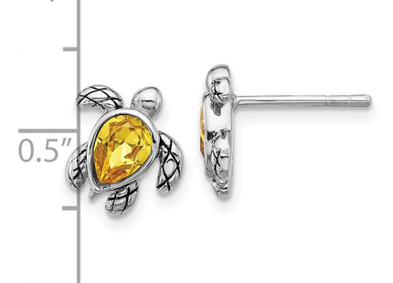 Sterling Silver Earrings Style QE17796NOV - Classique Jewelry Inc.