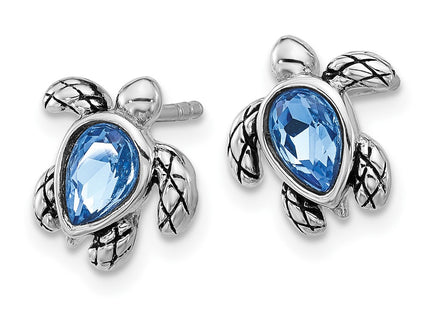 Sterling Silver Earrings Style QE17796SEP - Classique Jewelry Inc.