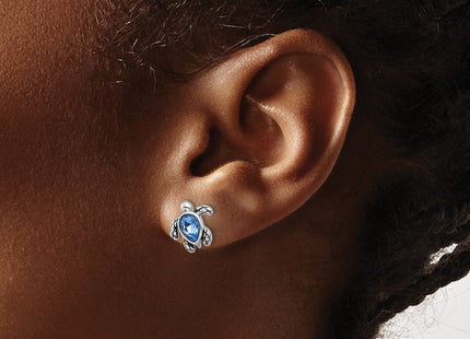 Sterling Silver Earrings Style QE17796SEP - Classique Jewelry Inc.