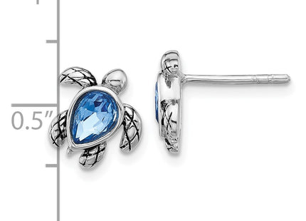 Sterling Silver Earrings Style QE17796SEP - Classique Jewelry Inc.