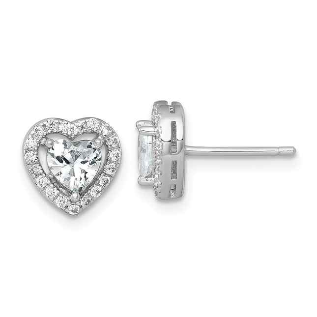 Sterling Silver Earrings Style QE17801 - Classique Jewelry Inc.