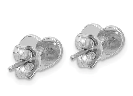 Sterling silver mother of pearl mother earrings, another view