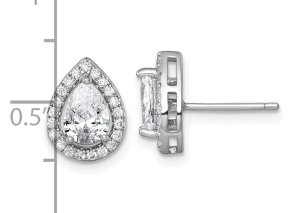 Sterling Silver Earrings Style QE17805 - Classique Jewelry Inc.