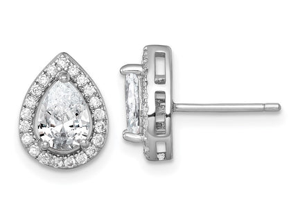 Sterling Silver Earrings Style QE17805 - Classique Jewelry Inc.