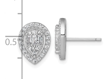 Sterling Silver Earrings Style QE17806 - Classique Jewelry Inc.