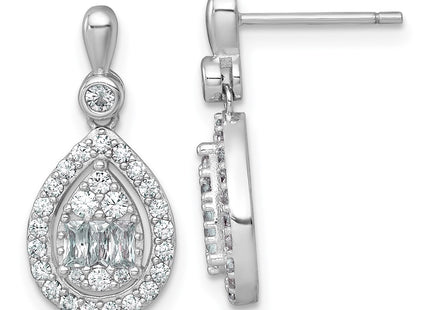 Sterling Silver Earrings Style QE17807 - Classique Jewelry Inc.