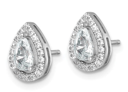 Sterling Silver Earrings Style QE17808 - Classique Jewelry Inc.