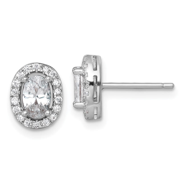 Sterling Silver Earrings Style QE17809 - Classique Jewelry Inc.