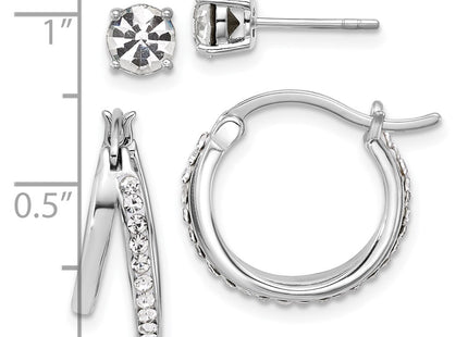 Sterling Silver Earrings Style QE17817SET - Classique Jewelry Inc.