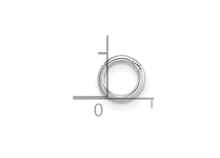 Sterling silver hoop earrings, another view