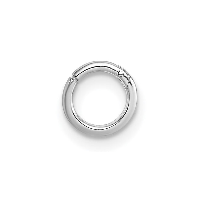 Sterling silver hoop earrings