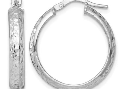 Sterling silver hoop earrings