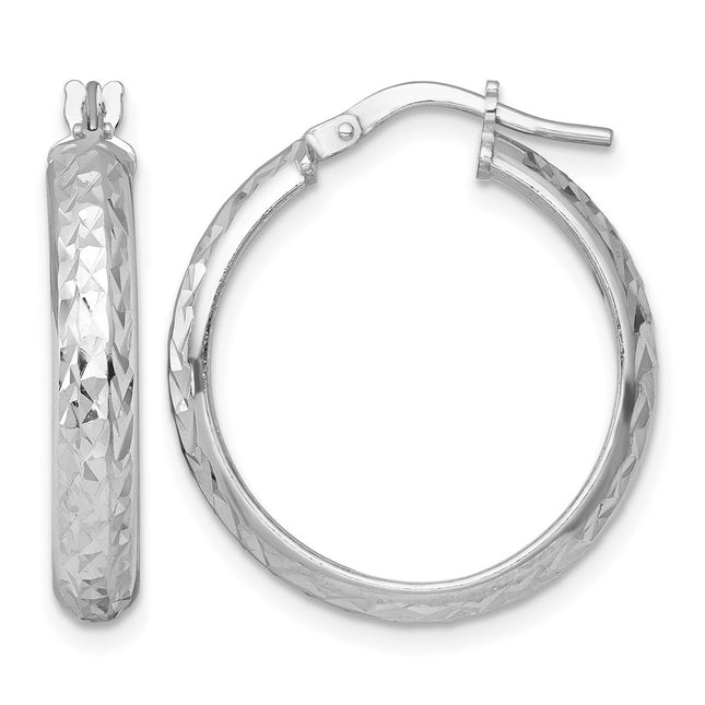 Sterling silver hoop earrings