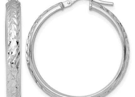 Sterling silver hoop earrings