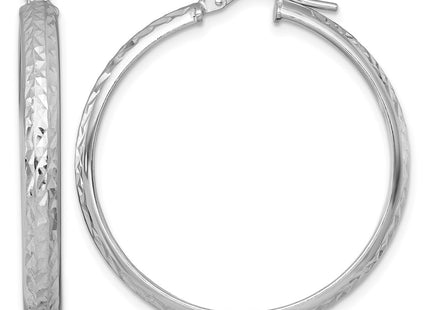 Sterling silver hoop earrings
