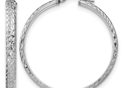 Sterling silver hoop earrings
