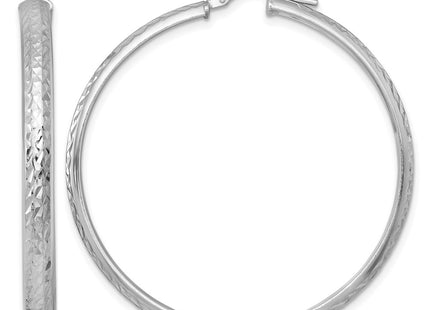 Sterling silver hoop earrings