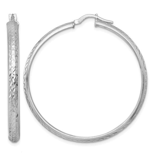 Sterling silver hoop earrings