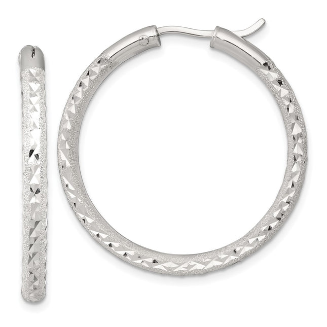 Sterling Silver Earrings Style QE17854 - Classique Jewelry Inc.