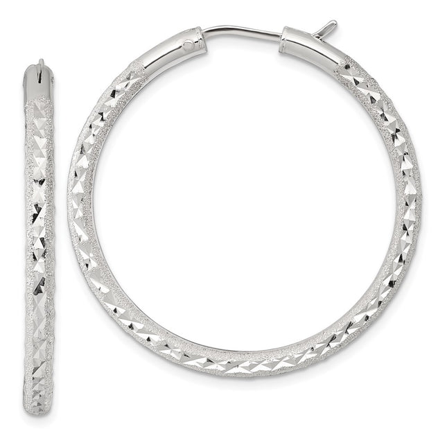 Sterling Silver Earrings Style QE17855 - Classique Jewelry Inc.