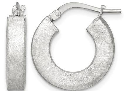 Sterling silver hoop earrings