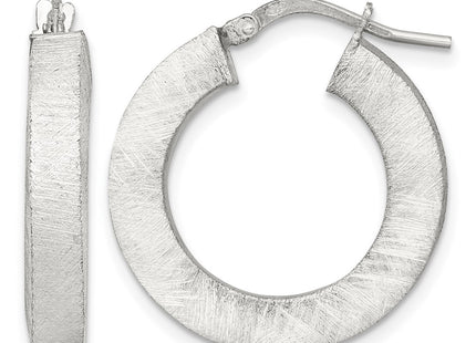 Sterling silver hoop earrings