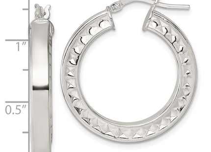 Sterling Silver Earrings Style QE17860 - Classique Jewelry Inc.