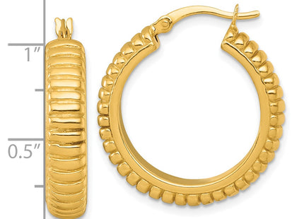 Sterling Silver Earrings Style QE17875GP - Classique Jewelry Inc.