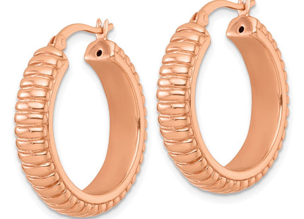 Sterling Silver Earrings Style QE17875RP - Classique Jewelry Inc.