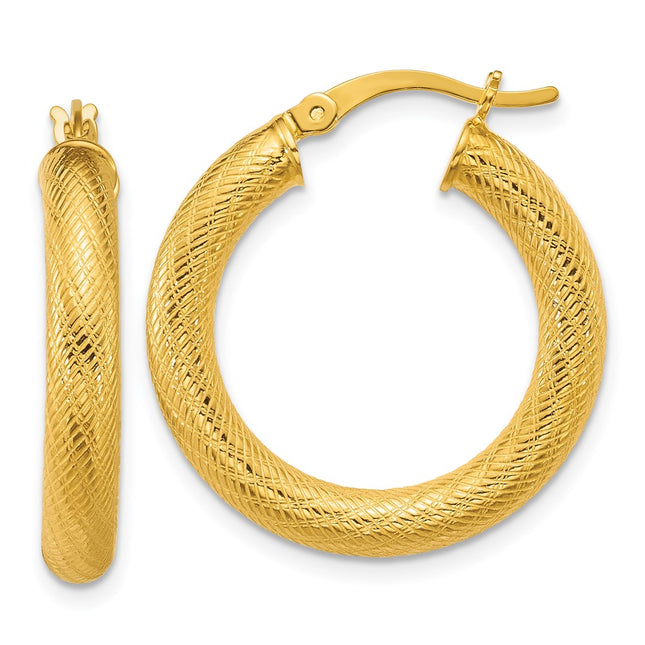 Sterling Silver Earrings Style QE17883GP - Classique Jewelry Inc.