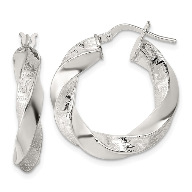 Sterling Silver Earrings Style QE17887 - Classique Jewelry Inc.