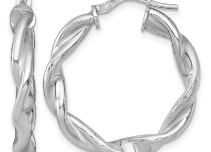 Sterling silver hoop earrings