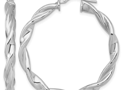 Sterling silver hoop earrings