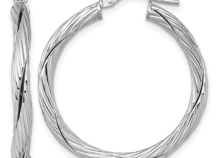 Sterling silver hoop earrings