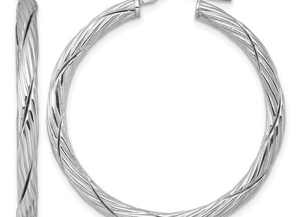Sterling silver hoop earrings