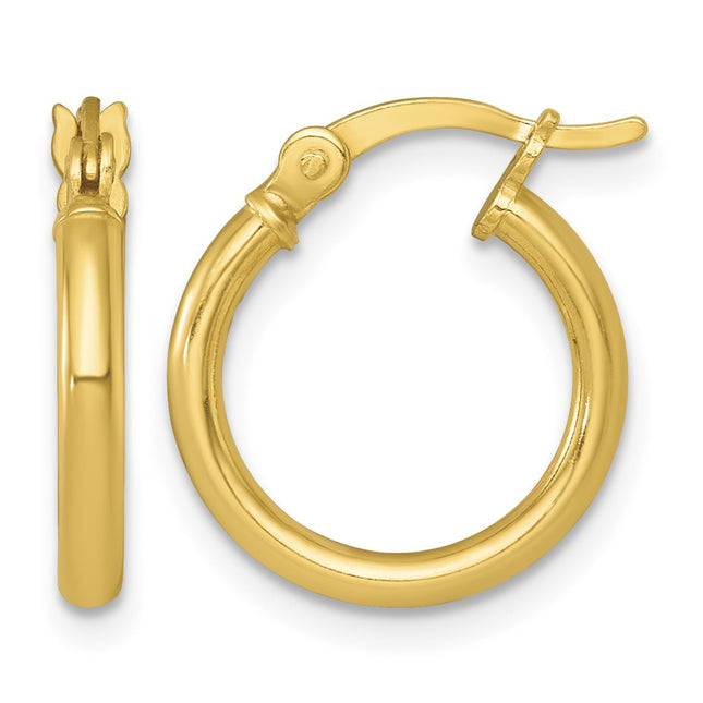 Sterling silver hoop earrings